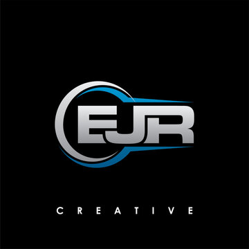 EJR Letter Initial Logo Design Template Vector Illustration