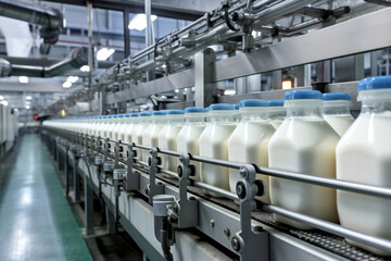 Milk industrial manufacture factory technology production