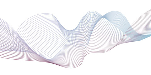  Abstract blend wave lines and technology background. Background lines wave abstract stripe design. White background, mesh abstract, vector gradient line soft blend.
