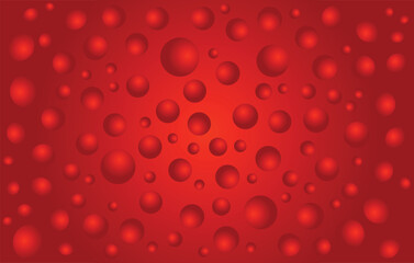 Red Bubbles background 