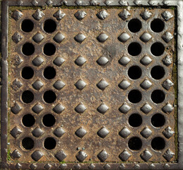 Old Studded Drain