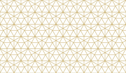 Art deco triangle s seamless pattern with gold grid line Luxury repeat background,png transparent.