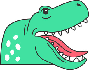 Tyrannosaurus Dinosaur Head