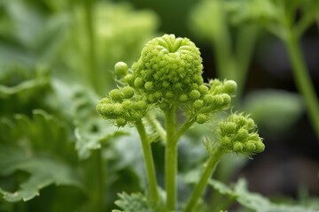closeup of an unknown plant growing outdoors