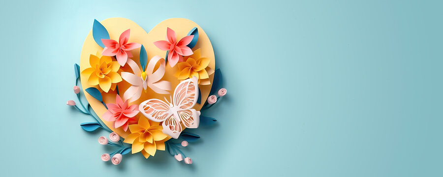 Colorful Heart and Flower Decorations