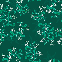  Seamless floral pattern.Can be printed on any material: package, merch, fabric, home.