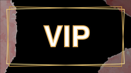 VIP written on abstract background 