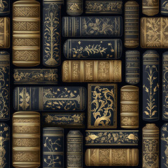 Vintage Literary Treasures: Rare Books Pattern