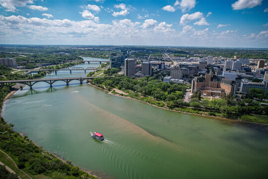 Urban Heartbeat: Downtown Saskatoon, Saskatchewan Skyline