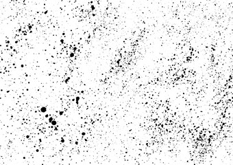 Ink blots Grunge urban background.Texture Vector. Dust overlay distress grain . Black paint splatter , dirty, poster for your design.