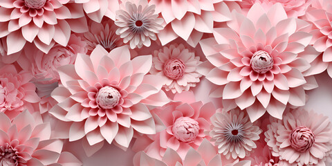 A pink flower wallpaper with a white flower in the middle