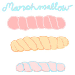 illustration of marshmallows