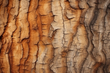 Unveiling Nature's Artistry: A Captivating Close-Up Revealing the Intricate and Colorful Textures of Majestic Tree Bark, Lichens, Moss, and Tree Rings in a Serene Forest Setting.