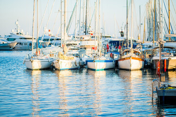 Fototapeta premium boats in marina