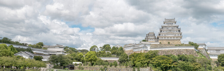 Himeji Castle Osaka Japan Complex Panorama