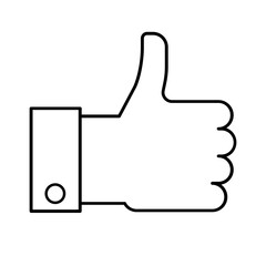 Hand giving the yes icon