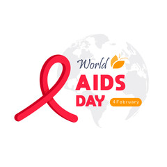 world aids day, 1 december. Prevent AIDS. background design with aids awareness and prevention concept, red ribbon symbol. care about public health