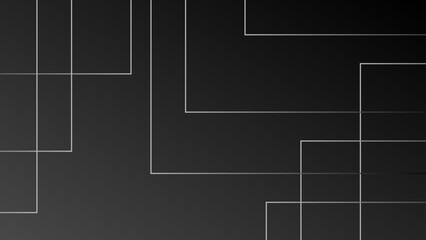 black and white abstract background.Futuristic . Horizontal banner template. Suit for cover, banner, brochure, corporate, poster, presentation, website