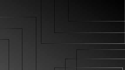 Luxury abstract background with golden lines on dark, modern black backdrop concept 3d style. Illustration from vector about modern template deluxe design.Suit for cover, banner, brochure, 