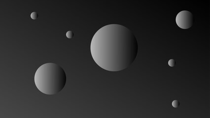 Black abstract background with geometric shape. Modern gold circle lines pattern. Horizontal banner template. Suit for cover, banner, brochure, corporate, poster, presentation, website