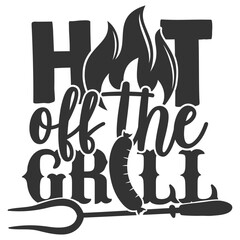 Hot Off The Grill - Barbecue Illustration