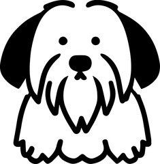 Fototapeta premium Coton de Tulear icon 3
