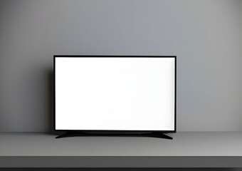 Tv screen mockup illustration art generativeAI.