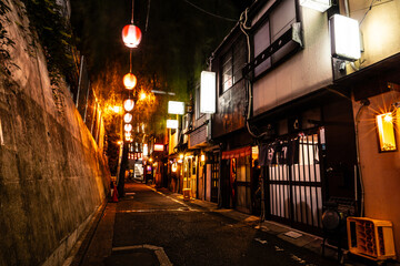 Nonbei Yokocho, a drinking district in Tokyo's Shibuya district that retains its old-fashioned atmosphere