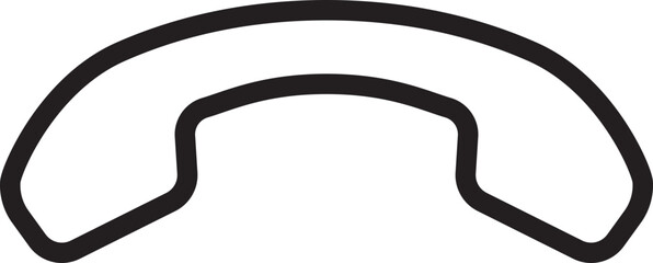 Fototapeta premium Call phone icon. Communication and support vector symbol. Telephone sign.