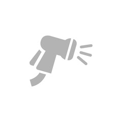 hose icon on a white background, vector illustration