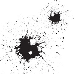 black ink spot. Vector illustration. Grunge texture for cards and flyers design.