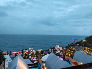 view of the sea from the beach