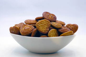 South Indian Heart Shape Biscuits