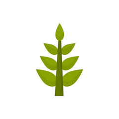 plant icon on a white background, vector illustration
