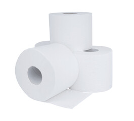 Toilet paper isolated on transparent png.
