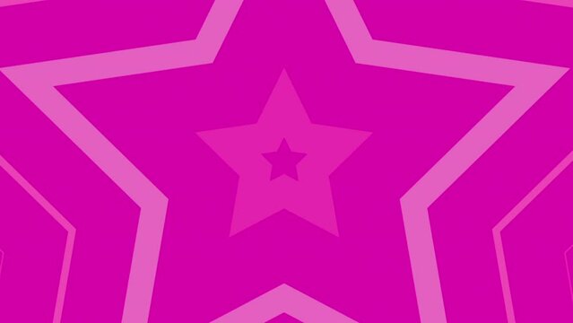 abstract motion, pink star animation loppable background