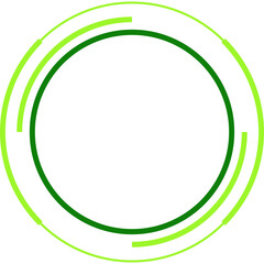 Futuristic Circle Frame