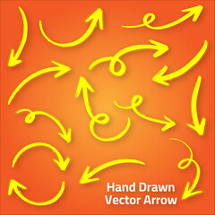 Hand Drawn Vector Arrows