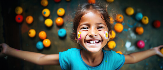 World Smile Day: A joyful little girl's beaming smile spreads happiness