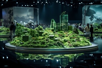 Futuristic city, generative ai