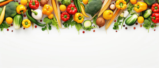 Fototapeta na wymiar Veggie Delights: Celebrate World Vegetarian Day with Fresh Flavors