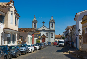 A cidade histórica de São João del Rei, Minas Gerais, Brasil