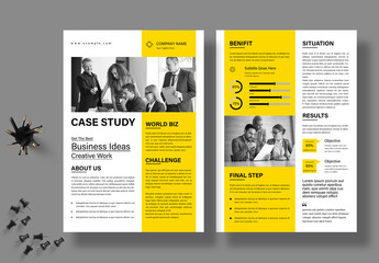 Case Study Layout with Yellow