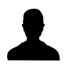 head silhouettes avatar, profile icons. vector illustration