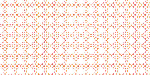 Seamless pattern geometric flower white background. 