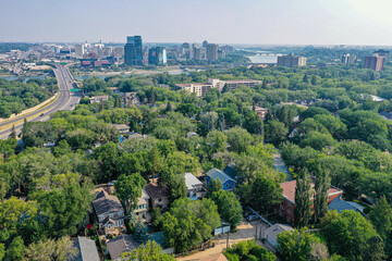 Historic Nutana: Saskatoon, Saskatchewan From Above