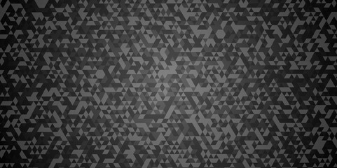  Abstract geometric technological and pattern background. Abstract triangle pattern. Black triangles shape. Geometric gray background.