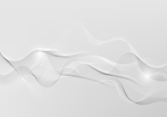 Modern technology abstract background image , monotone background gradient , Premium backdrop  design with sonic strokes.