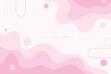 dynamic pink shadow wave abstract background with line and circle elements