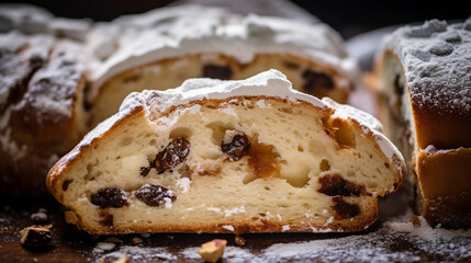 Stollen, German traditional food.